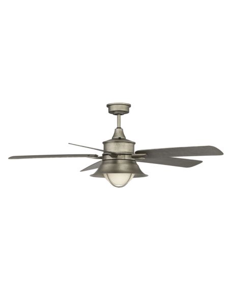 Hyannis 52" Indoor/Outdoor Ceiling Fan in Aged Steel