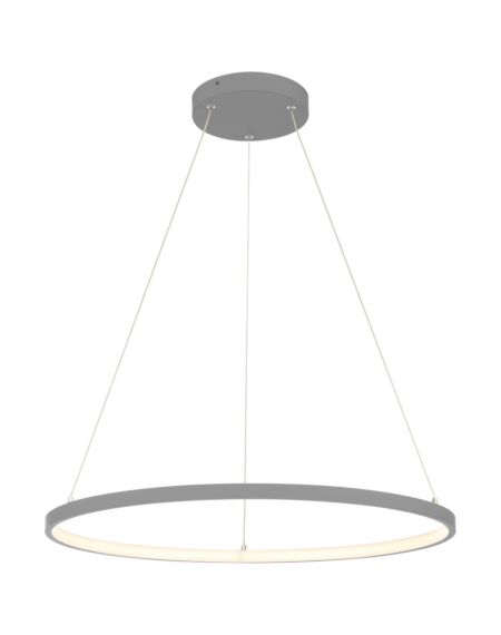 Anello 1-Light LED Pendant in Gray