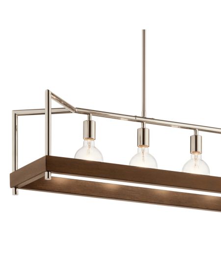 Tanis 5-Light Rustic Chandelier in Auburn Stained Finish