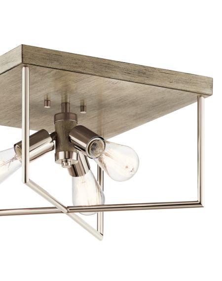Tanis Ceiling Light in Distressed Antique Gray