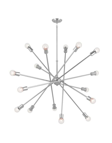 Armstrong 16-Light Chandelier in Chrome