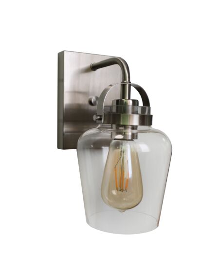 Craftmade Trystan Wall Sconce in Brushed Polished Nickel