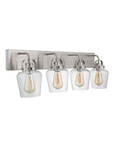 Craftmade Trystan 4-Light Wall Sconce in Brushed Polished Nickel