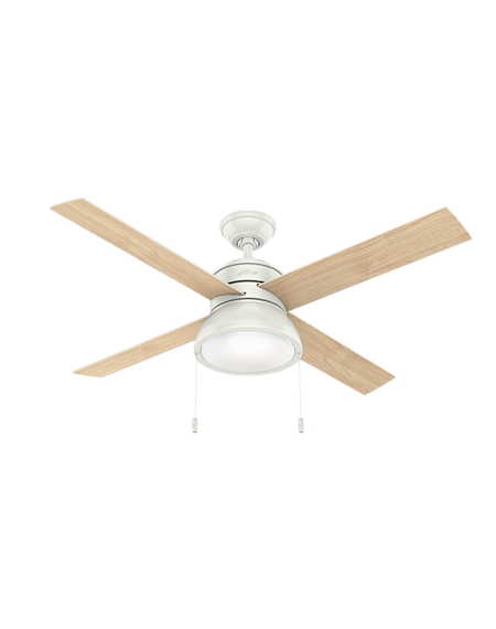 Hunter LOKI 52" Indoor Ceiling Fan in Fresh White