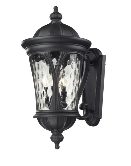 Z Lite Doma 5 Light Outdoor Wall Sconce In Black