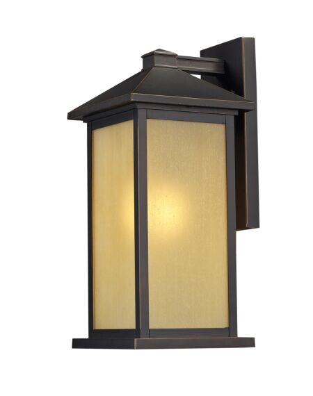 Z-Lite Vienna 1-Light Outdoor Wall Sconce In Oil Rubbed Bronze