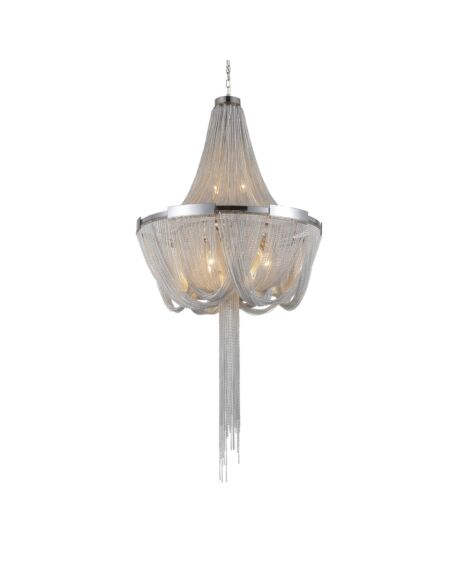 CWI Lighting Enchanted 6 Light Down Chandelier with Chrome finish