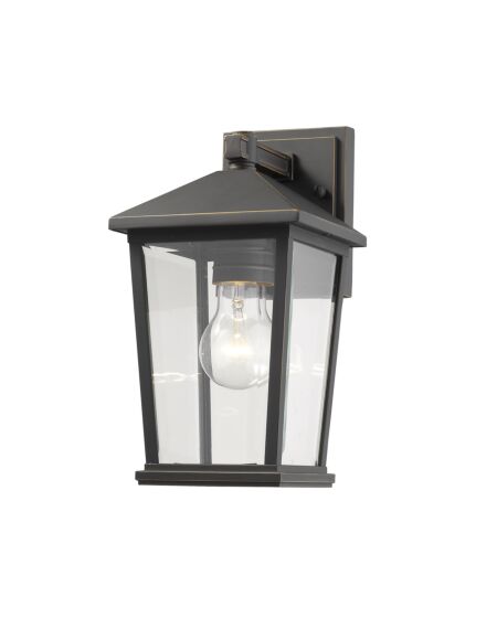 Z-Lite Beacon 1-Light Outdoor Wall Sconce In Oil Rubbed Bronze