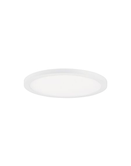 Chip 1-Light LED Flush Mount in White