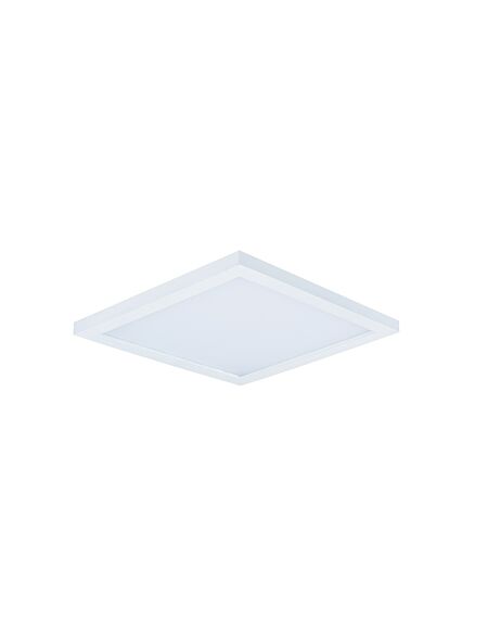 Wafer - 0-10 V 1-Light LED Flush Mount in White