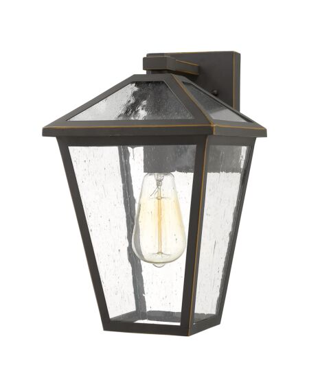 Z-Lite Talbot 1-Light Outdoor Wall Sconce In Oil Rubbed Bronze