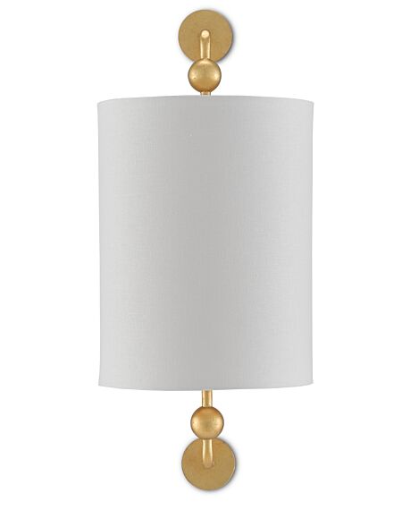 Tavey 1-Light Wall Sconce in Contemporary Gold Leaf