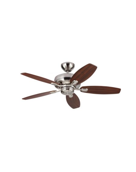 Generation Lighting 44" Centro Max II Ceiling Fan in Brushed Steel