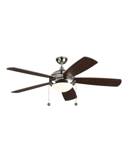 Generation Lighting Discus Classic 52" Indoor Ceiling Fan in Polished Nickel