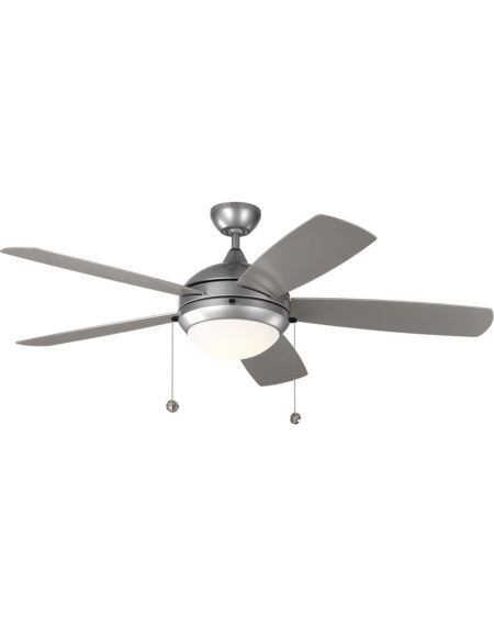 Visual Comfort Fan Discus Outdoor 52" Discus Outdoor Fan in Painted Brushed Steel