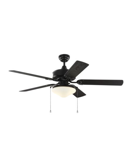 Visual Comfort Fan Haven LED 2-Light 52" Indoor/Outdoor Ceiling Fan in Matte Black