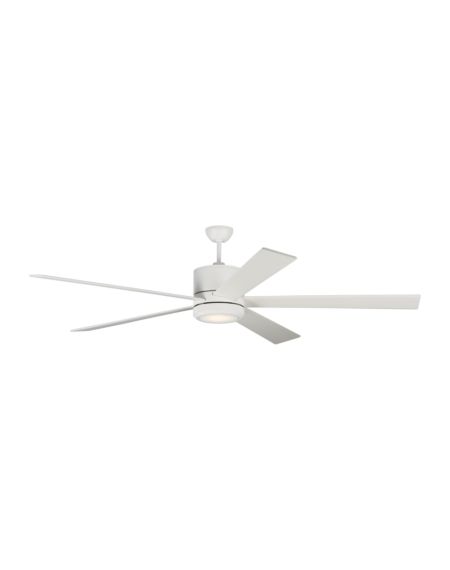 Visual Comfort Fan Vision 72" Indoor Ceiling Fan in Matte White
