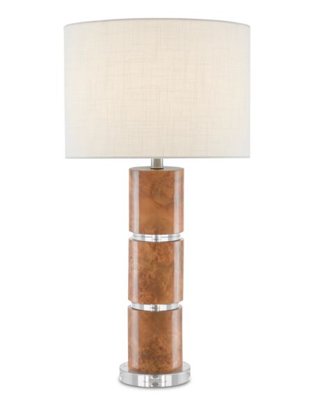 Birdseye 1-Light Table Lamp in Birdseye Maple Veneer