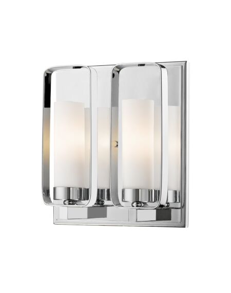 Z-Lite Aideen 2-Light Wall Sconce In Chrome