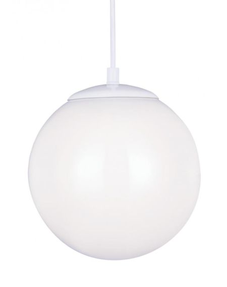Visual Comfort Studio Leo - Hanging Globe 11 Pendant Light in White
