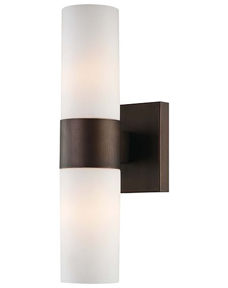 Minka Lavery 2 Light 14 Inch Wall Sconce in Copper Bronze Patina