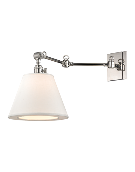  Hillsdale Wall Sconce in Polished Nickel