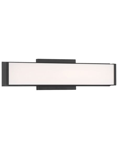 Citi 1-Light LED Bathroom Vanity Light in Matte Black