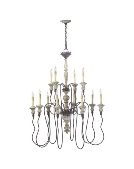 Cyan Design Provence 39 Inch 12 Light Chandelier in Carriage House