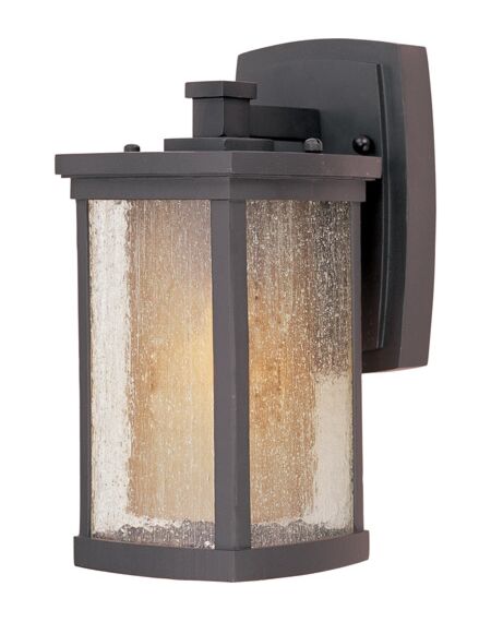 Maxim Lighting Bungalow LED E26 1 Light 1 Light Outdoor Wall Mount in Bronze