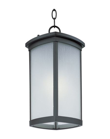 Maxim Lighting Terrace LED E26 1 Light 1 Light Outdoor Hanging Lantern in Bronze