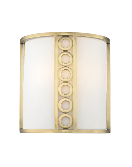  Infinity Wall Sconce in Aged Brass