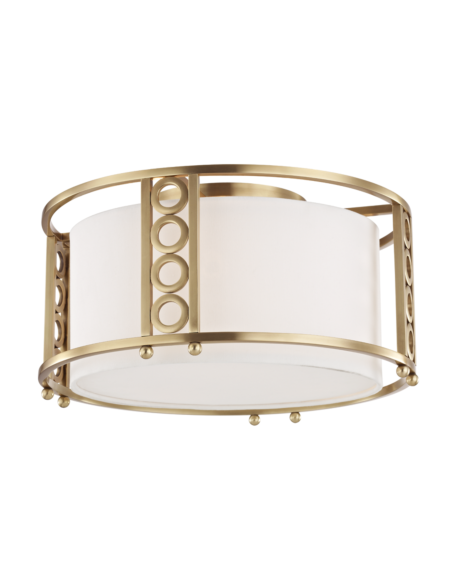  Infinity Ceiling Light in Aged Brass