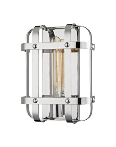  Colchester Wall Sconce in Polished Nickel