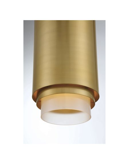Beacon 3-Light Pendant in Burnished Brass