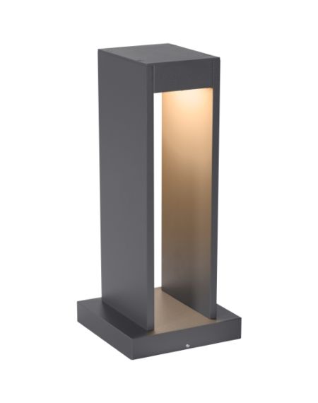 Visual Comfort Modern Syntra 18" Pathway Light in Charcoal