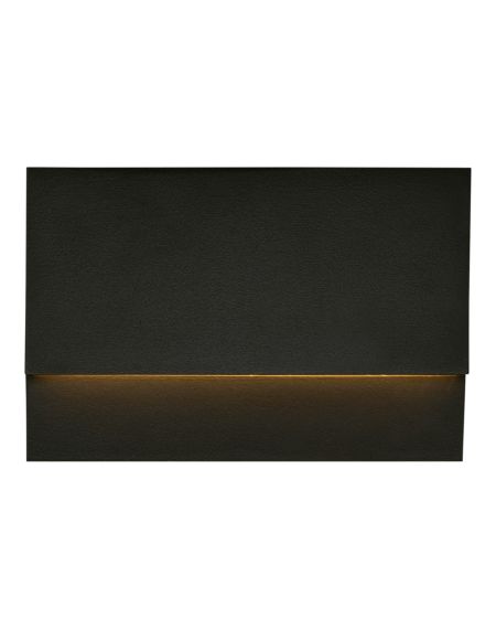 Visual Comfort Modern Krysen Outdoor Wall Light in Black
