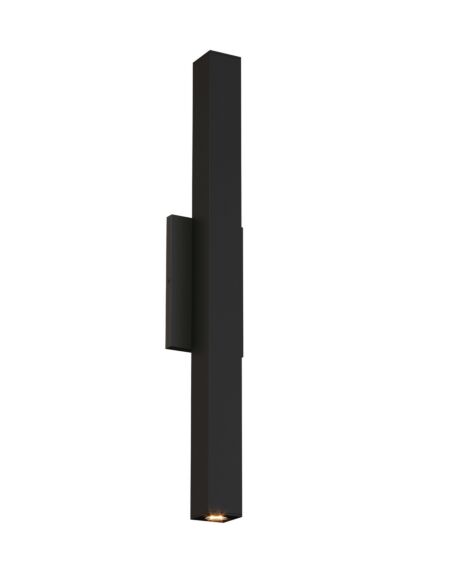 Chara 1-Light 26.00"H LED Outdoor Wall Lantern in Black