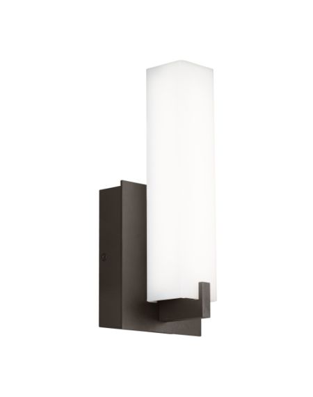 Tech Cosmo 12 Inch Outdoor Wall Light in Bronze and White Acrylic