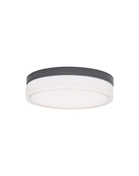 Visual Comfort Modern Cirque 2" Outdoor Wall Light in Charcoal