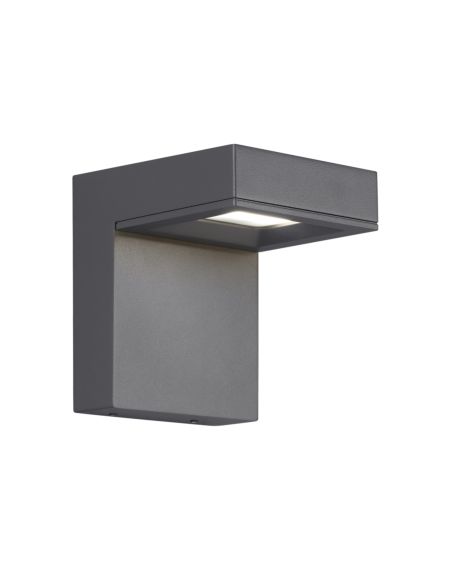 Tech Taag 6 Inch Outdoor Wall Light in Charcoal