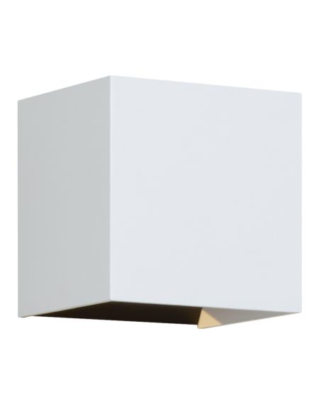 Tech Vex 5 Inch Outdoor Wall Light in White