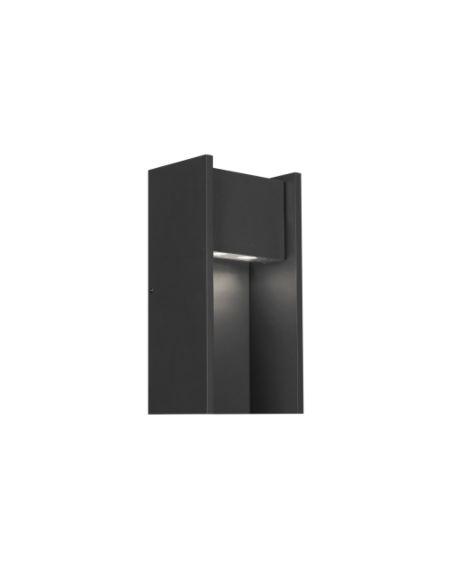 Visual Comfort Modern Zur 18" Outdoor Wall Light in Black