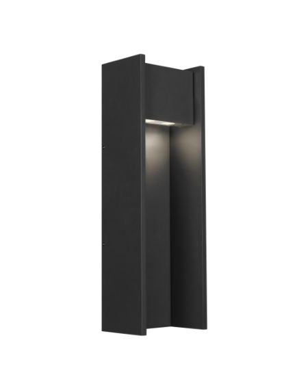 Visual Comfort Modern Zur 24" Outdoor Wall Light in Black