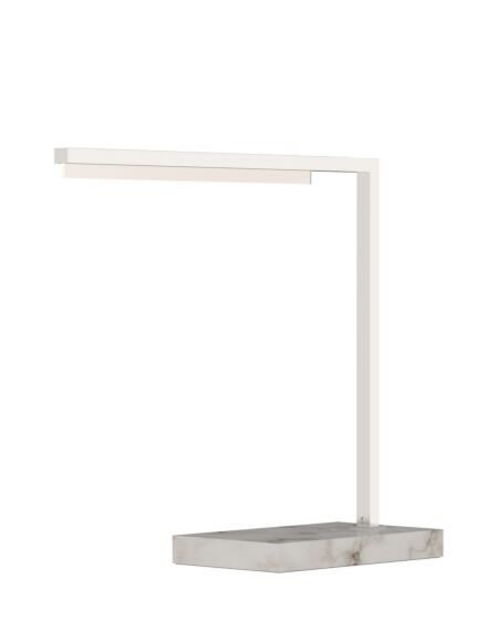 Klee 1-Light 16.70"H LED Table Lamp in Polished Nickel