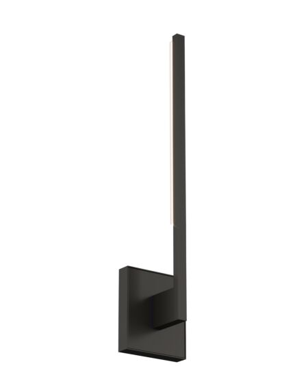 Klee 1-Light 19.50"H LED Wall Sconce in Nightshade Black
