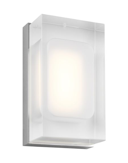 Visual Comfort Modern Milley 3000K LED 7" Wall Sconce in Chrome