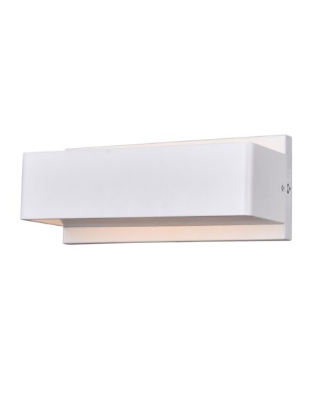 CWI Lighting Lilliana LED Wall Sconce with White Finish