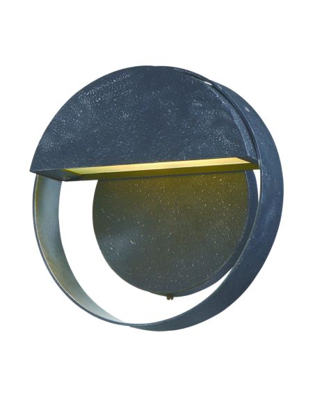  Espirit Del Sol Outdoor Wall Light in Glided Iron with Silver