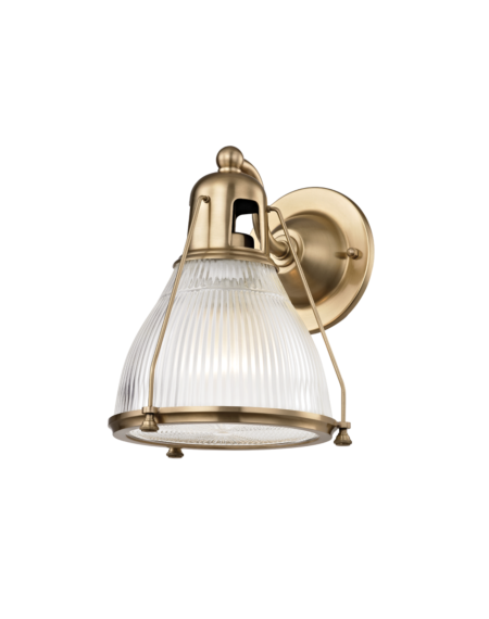  Haverhill Wall Sconce in Aged Brass