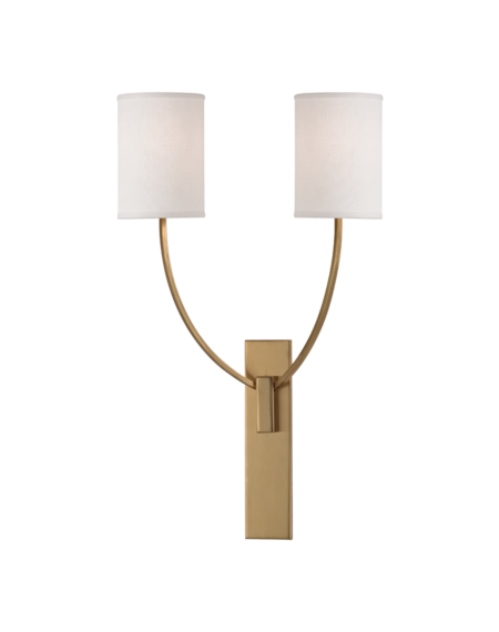  Colton Wall Sconce in Aged Brass